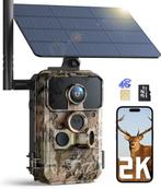 CEYOMUR CY80 4G LTE Mobiele Trail Camera met 2K HD Live Fee, Ophalen of Verzenden, Nieuw, Overige merken
