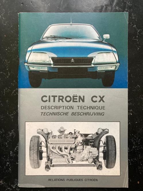 Citroen CX technische brochure Super Pallas Prestige Break, Boeken, Auto's | Folders en Tijdschriften, Gelezen, Citroën, Ophalen