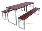 Biertafel complete set 180 cm RETRO brouwerij kwaliteit, Ophalen of Verzenden, Nieuw