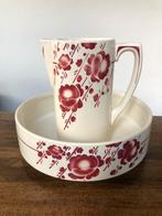 Lampetstel puntgaaf vintage set keramiek france, Antiek en Kunst, Antiek | Keramiek en Aardewerk, Ophalen