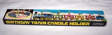 Vintage Train Birthday Candle Holder. Nwst/zeldzaam. beschikbaar voor biedingen