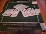 Glazen Schaakspel, Damspel & Backgammon Set, Hobby en Vrije tijd, Gezelschapsspellen | Bordspellen, Een of twee spelers, Ophalen of Verzenden