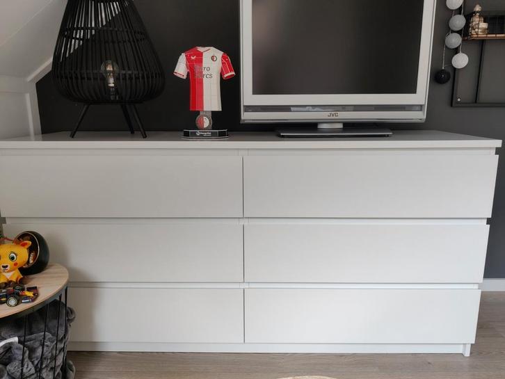 Ikea Malm ladekast, Huis en Inrichting, Kasten | Ladekasten, Zo goed als nieuw, Minder dan 100 cm, 25 tot 50 cm, 5 laden of meer