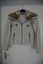 ZGAN leren jas PASVEER., Ophalen of Verzenden, Zo goed als nieuw, Maat 42/44 (L), Wit