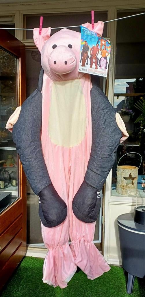 Varkenspak Kostuum - Carnaval of Themafeest, Dress Up Pants, Carnaval, Maat 42/44 (L), Ophalen of Verzenden