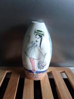 Vintage Milvia Scarpa Quadrifoglio vaasje 19 cm mini chipje, Antiek en Kunst, Ophalen of Verzenden