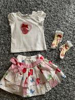 Balloon chic rokje met bijpassend shirt en sokjes 3 jaar, Balloon chic, Meisje, Ophalen of Verzenden, Zo goed als nieuw