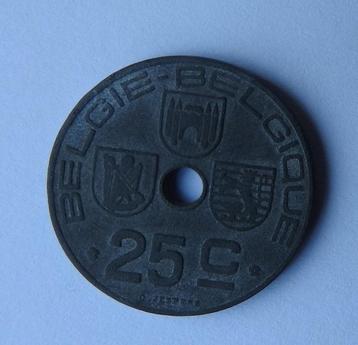 Munt België 25 c 1944 beschikbaar voor biedingen