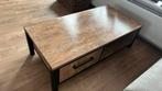 Industriële salontafel 135cm met metalen frame, Huis en Inrichting, Tafels | Salontafels, Ophalen, 100 tot 150 cm, 50 tot 100 cm