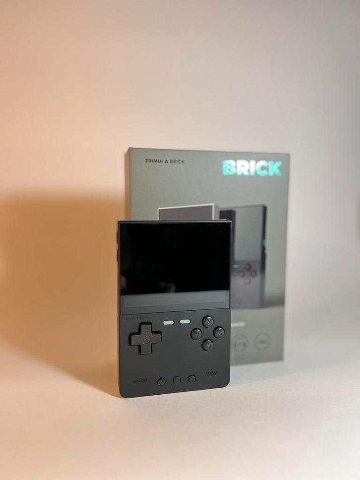 TrimUI Brick purple 5000 games zwart, Spelcomputers en Games, Spelcomputers | Overige, Zo goed als nieuw, Ophalen of Verzenden