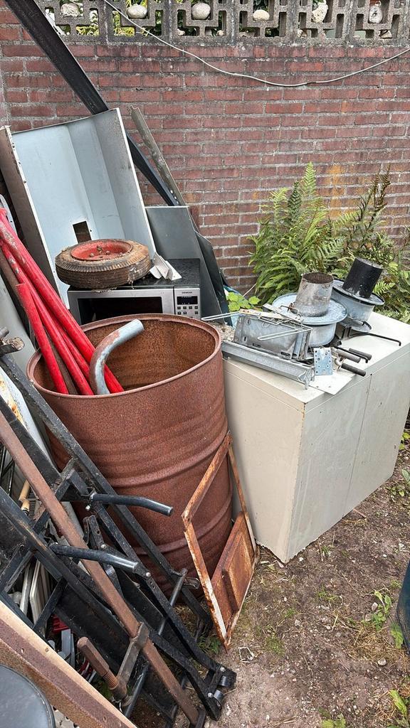gratis ophaalservice van al uw oud ijzer en metalen, Doe-het-zelf en Verbouw, Metalen, Gebruikt, IJzer, Ophalen of Verzenden