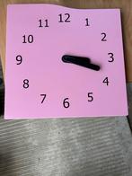 IKEA Kallax Klok Roze, Ophalen, Zo goed als nieuw, Analoog, Wandklok