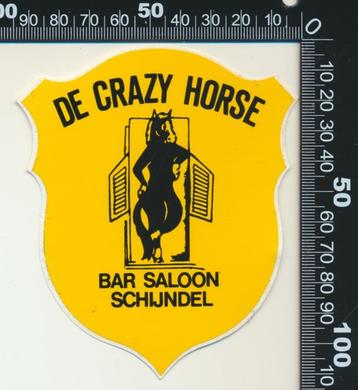 Sticker: Bar Saloon De Crazy Horse - Schijndel beschikbaar voor biedingen