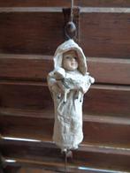 ~ Antiek Wattenfiguur Met Schaapje, Ophalen of Verzenden