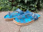 Blauwe slippers met legerprint kinderen maat 36, Ophalen, Zo goed als nieuw, Overige typen