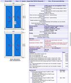 3 Nieuwe Witte Balkondeuren, Ophalen, 120 cm of meer, Nieuw, 200 tot 215 cm