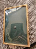 Fotolijstje bol glas vintage 13 x 9 cm, Antiek en Kunst, Ophalen of Verzenden