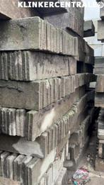 2.000 stuks gebruikte betonbanden 6x20x100cm opsluitbanden, Tuin en Terras, Tegels en Klinkers, Overige typen, Beton, Gebruikt