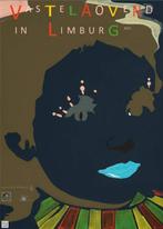 Kunst poster Carnaval 2013 provincie Limburg -, Ophalen of Verzenden, Zo goed als nieuw, A1 t/m A3, Film en Tv