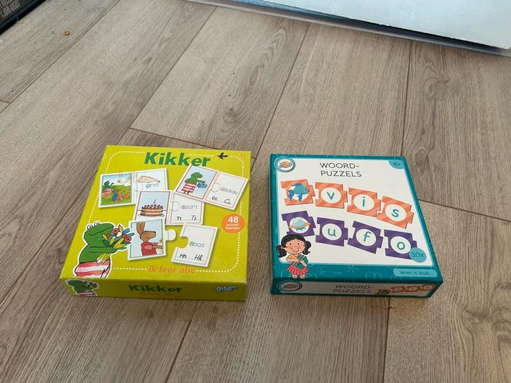 Leren lezen spelletjes voor kleuters, Kinderen en Baby's, Speelgoed | Educatief en Creatief, Zo goed als nieuw, Ophalen of Verzenden