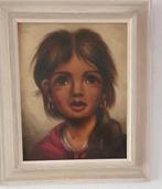 Schilderij Zigeunermeisje 40 x 35 cm, Antiek en Kunst, Kunst | Schilderijen | Klassiek, Ophalen