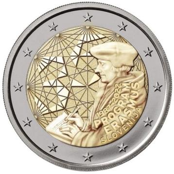 2 euro Slovenie 2022 - 35 jaar Erasmus programma (UNC) beschikbaar voor biedingen