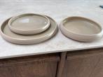 18 delig japandi beige servies NIEUW, Huis en Inrichting, Keuken | Servies, Ophalen of Verzenden, Zo goed als nieuw, Overige stijlen