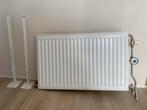 2 x Radiator 80x50cm met buis, Ophalen, 30 tot 80 cm, Gebruikt, Radiator
