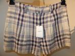 Isabel Marant Etoile nieuwe korte short linnen ruit print 40, Overige kleuren, Kort, Verzenden, Nieuw