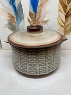 Vintage dekschaal Ceramano (151121), Ophalen of Verzenden, Overige stijlen, Aardewerk, Schaal of Schalen