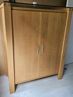 PRACHTIG MOOIE KAST MET SCHUIFDEUREN, Huis en Inrichting, Kasten | Kledingkasten, Ophalen, Met plank(en), Gebruikt, Eikenhout