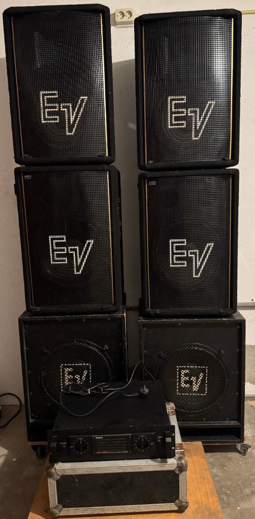 Elecctrovoice ECS 12-2 en ECS 15-1, Audio, Tv en Foto, Luidsprekers, Gebruikt, Overige typen, 120 watt of meer, Overige merken