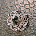 Antieke verzilverde broche, Verzenden, Zo goed als nieuw, Zilver, Zilver