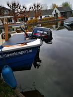 Leuke 460 sloep Inc Suzuki 6pk 4 takt 6 personen!, Watersport en Boten, Sloepen, Ophalen, Tot 10 pk, Zo goed als nieuw, 3 tot 6 meter