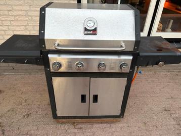 Grandhall Xenon 4 Barbecue met Zijbrander en gasfles beschikbaar voor biedingen