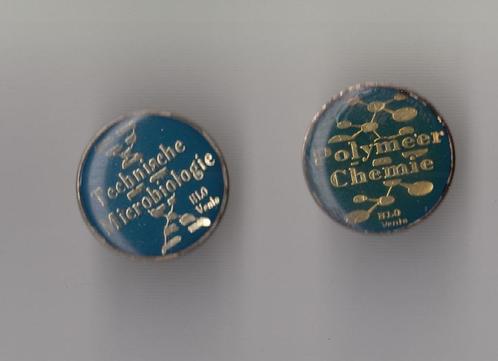 HLO Venlo pins Polymeer Microbiologie chemie, Verzamelen, Speldjes, Pins en Buttons, Gebruikt, Speldje of Pin, Overige onderwerpen