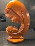 Houten Maria met Kind Beeld, Antiek en Kunst, Ophalen