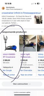 Crosstrainer - Perfect voor Thuis!, Sport en Fitness, Fitnessapparatuur, Ophalen, Gebruikt, Armen, Crosstrainer