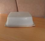 Tupperware Vintage Taartdoos Vierkant, Ophalen, Gebruikt, Wit, Bus of Trommel