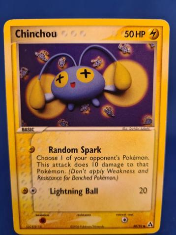 Chinchou 50/92 - Legend Maker beschikbaar voor biedingen