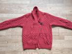 Aran Crafts Ierland wollen vest - Maat M, Ophalen of Verzenden, Zo goed als nieuw, Rood, Maat 38/40 (M)