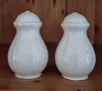 Wedgwood Queen's Plain Peper en Zout Stel, Ophalen of Verzenden, Zo goed als nieuw, Porselein, Kop en/of schotel