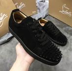 Christian Louboutin Louis Junior Spike, black suede., Verzenden, Nieuw