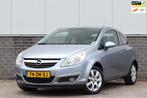 Opel Corsa 1.4-16V Enjoy Vol Automaat, Te koop, Zilver of Grijs, Benzine, Hatchback
