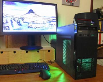 ThinkCentre Kantoor/Spel PC 4x3.5Ghz SSD 600MS-DOS spellen  beschikbaar voor biedingen