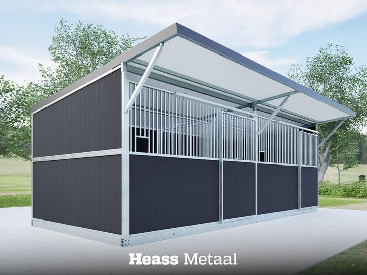 Mobiele buitenstal paardenbox | Direct leverbaar | Huur, Dieren en Toebehoren, Stalling en Weidegang, Opfok, Stalling, Weidegang