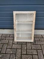 Gaaf brocant metalen kastje in goede staat heeft geen schade, Huis en Inrichting, Kasten | Vitrinekasten, Zo goed als nieuw, Minder dan 100 cm