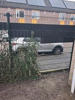 Vlechtband Zwart  UV-bestendig -, Tuin en Terras, Tuinhekken en Hekwerk, Ophalen of Verzenden, Gebruikt, IJzer, Gaashekwerk