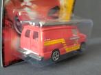 Ford Econoline brandweer 3inch Majorette Pol, Nieuw, Ophalen of Verzenden