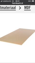 3 Mdf platen 244 * 122 cm 55mm, Ophalen, Nieuw, Overige materialen, Minder dan 20 mm